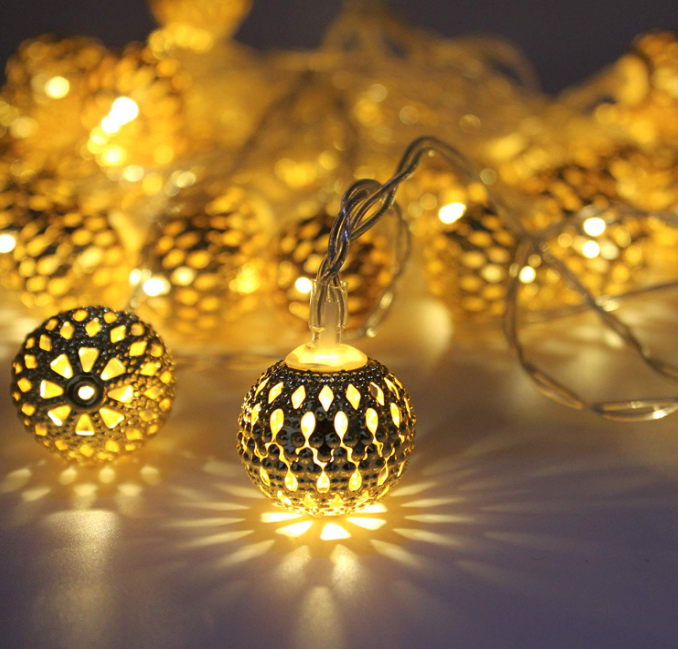 Moroccan Ball String Lights – LED Station